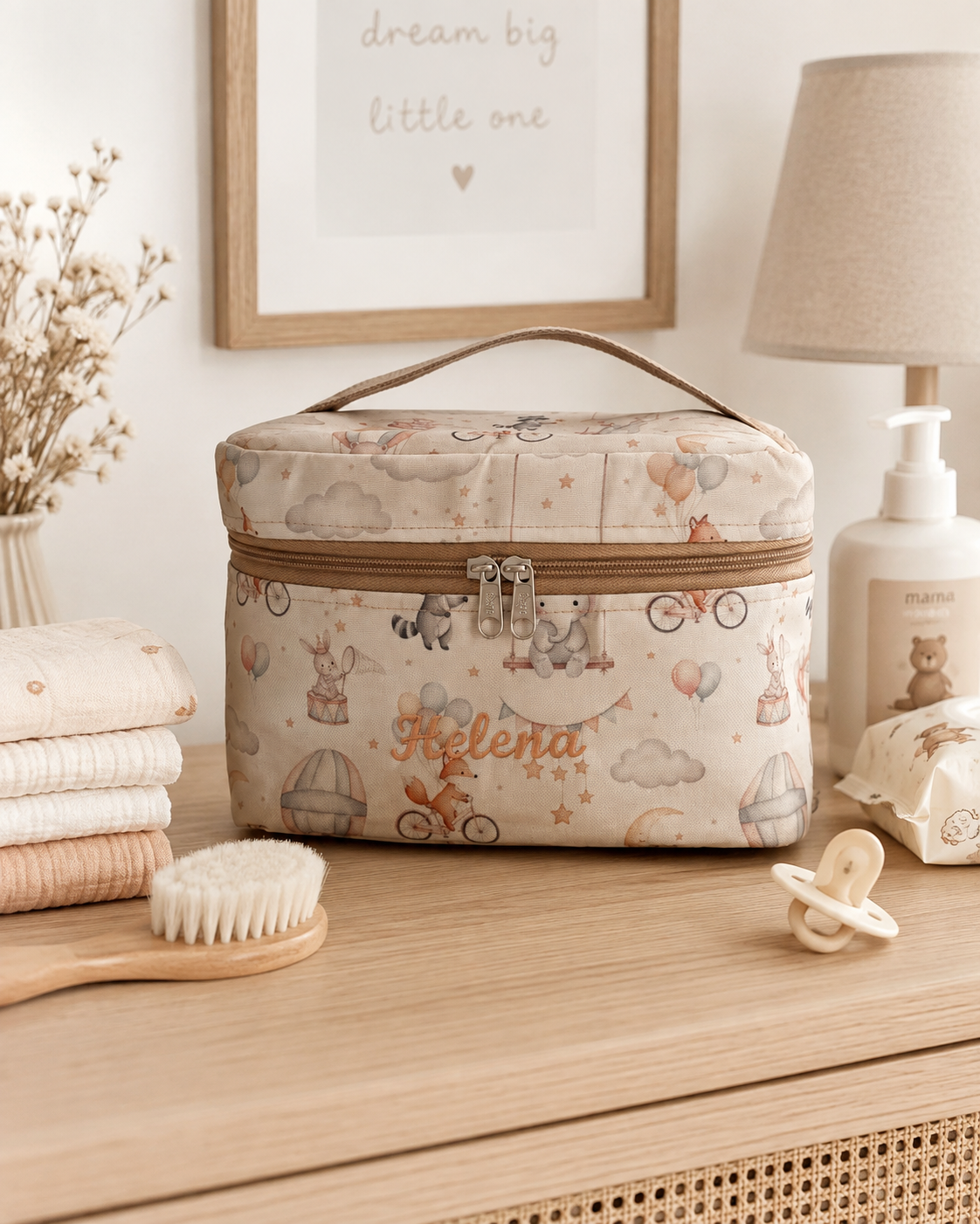 Necessaire Personalizada para Bebé | Feito à mão