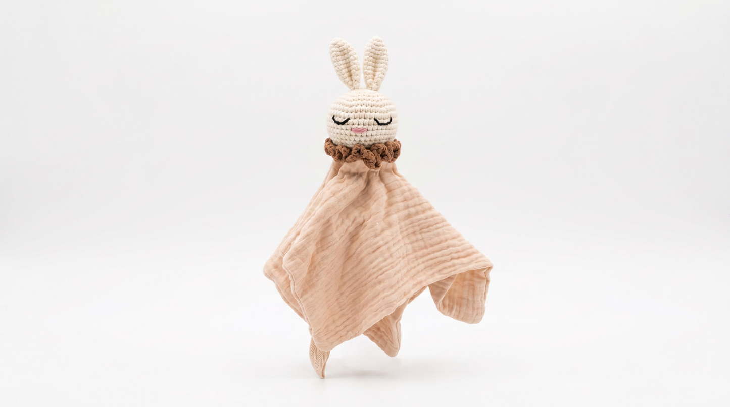 Doudou Coelhinho em Musselina - Nude