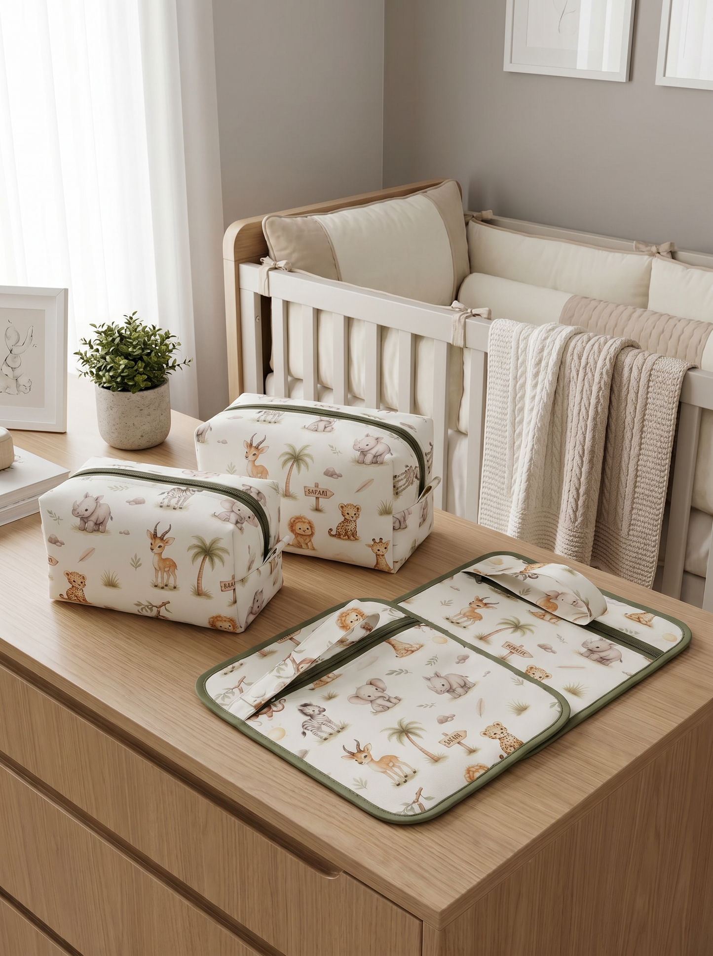 Conjunto de 2 Sacos Impermeáveis — Safari