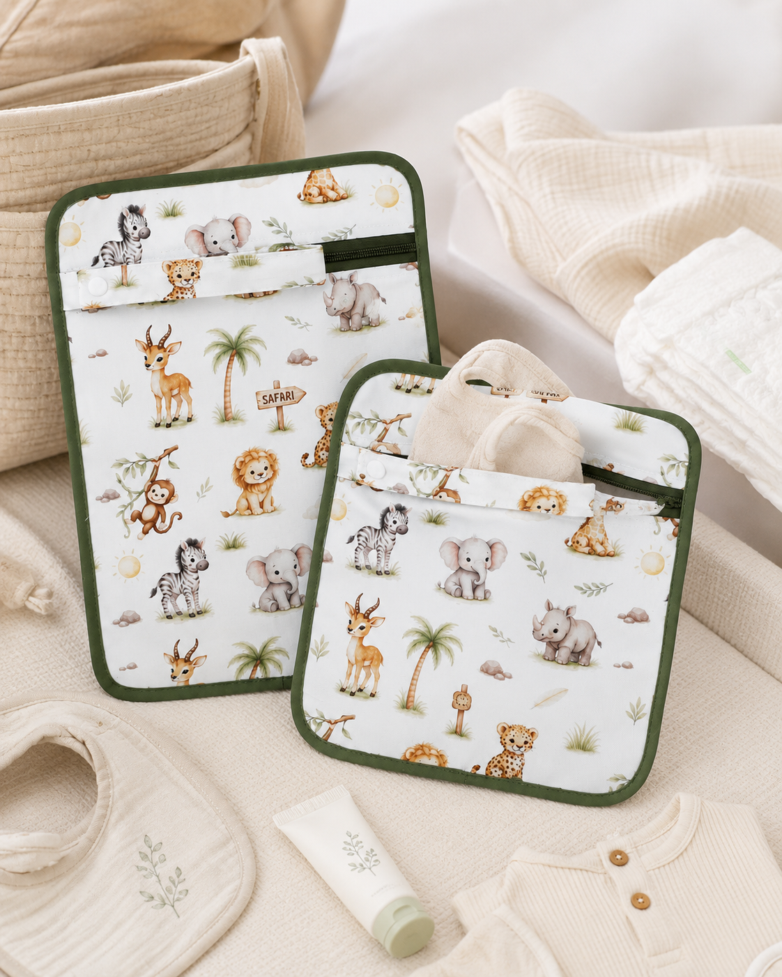 Conjunto de 2 Sacos Impermeáveis — Safari