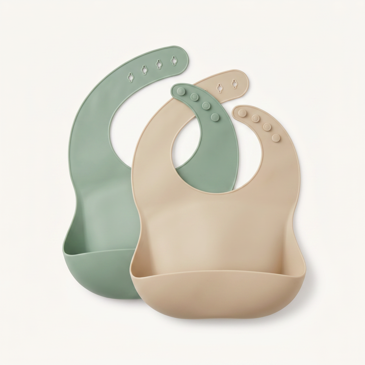 Conjunto de Babetes de Silicone
