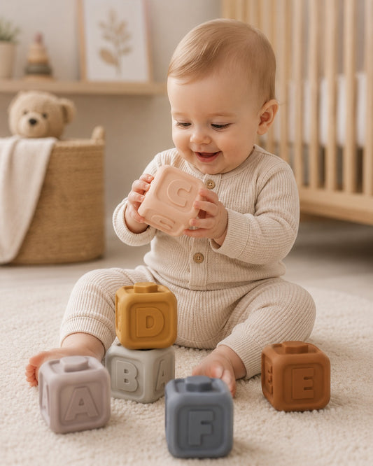 Cubos Sensoriais de Silicone